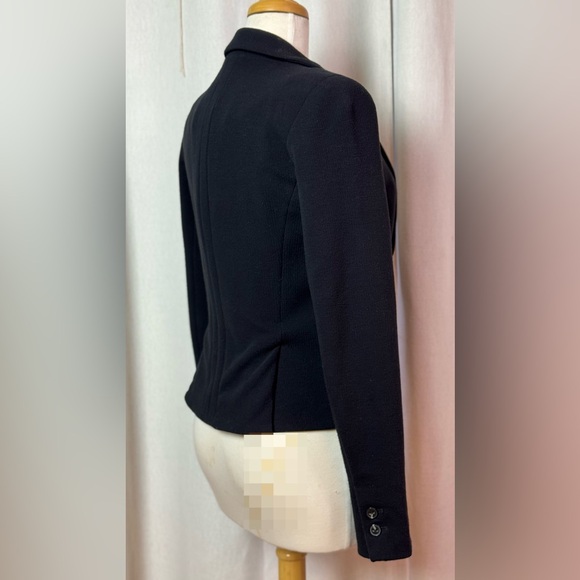 Anthropologie Cartonnier Women’s Size 6 Knit Blazer Jacket Black Lined Lot of 2 - Picture 10 of 14